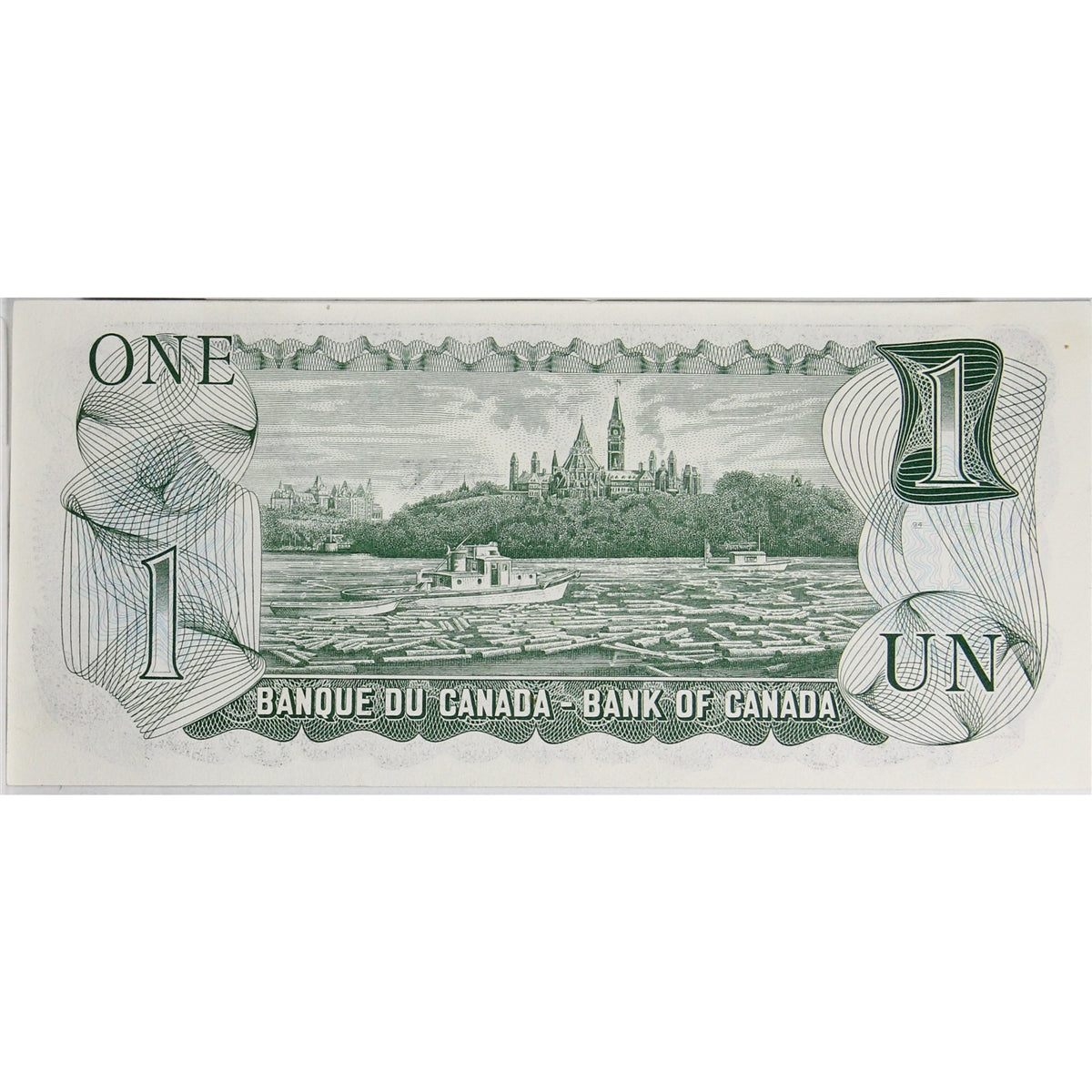 BC-46a-i 1973 Canada $1 Lawson-Bouey, AFV, Uncirculated (MS60)