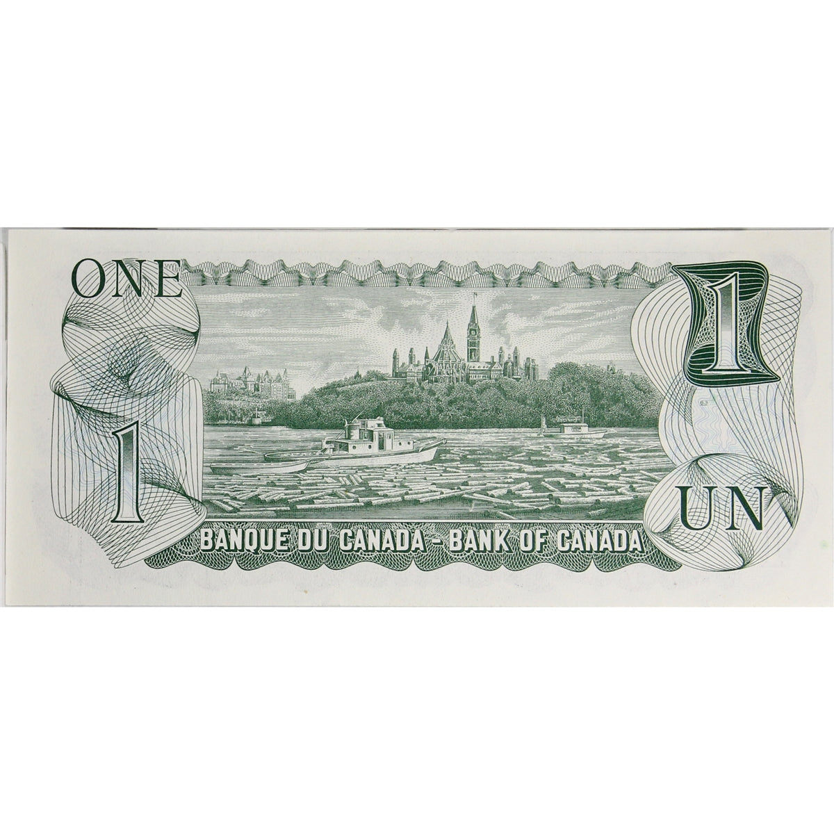 BC-46a-i 1973 Canada $1 Lawson-Bouey, AFY, Uncirculated (MS60)