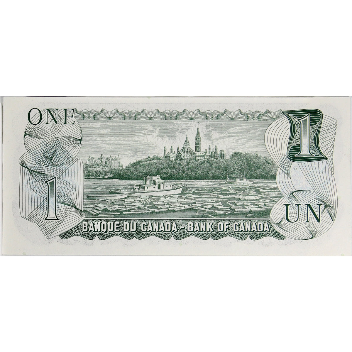 BC-46a-i 1973 Canada $1 Lawson-Bouey, ALD, Uncirculated (MS60)