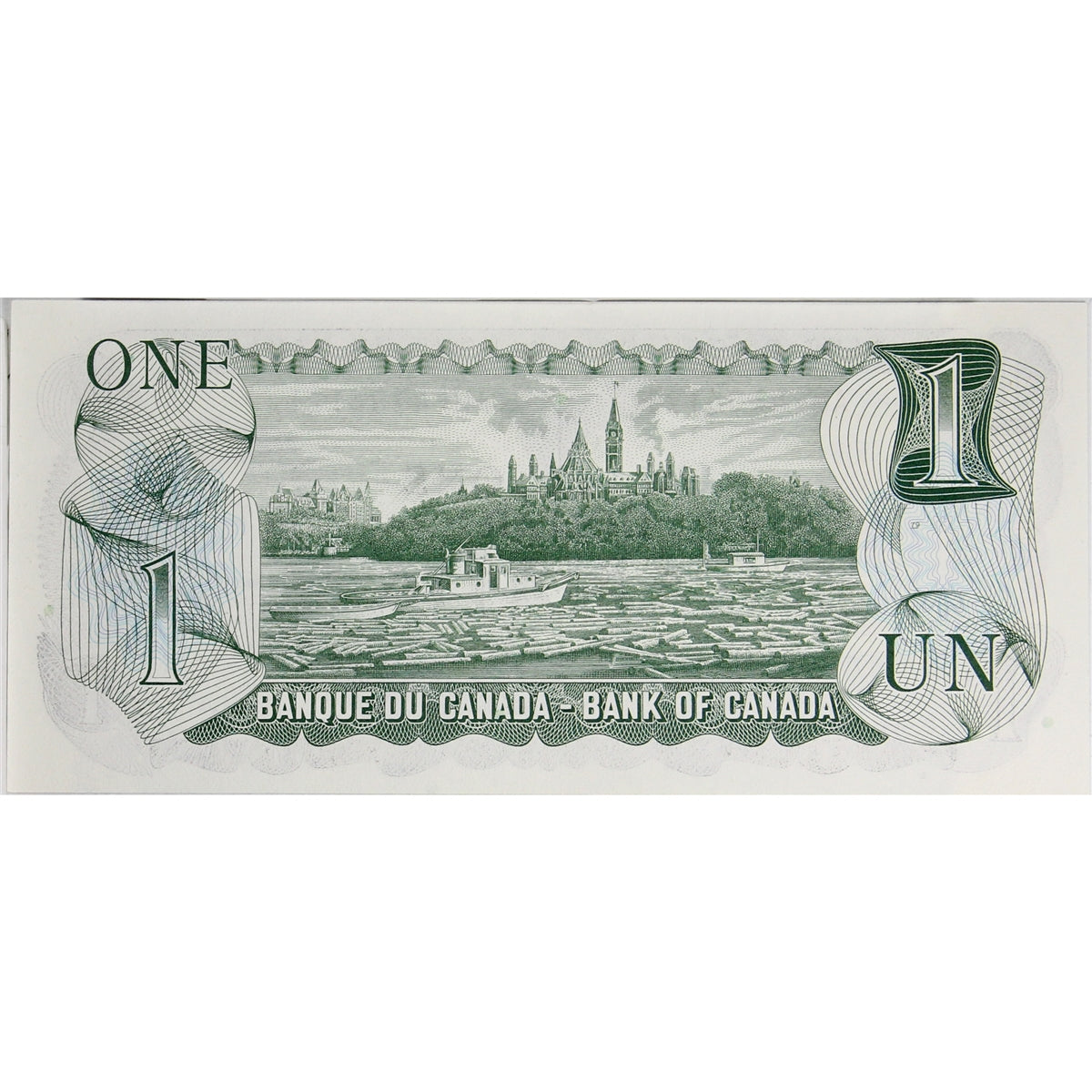 BC-46b 1973 Canada $1 Crow-Bouey, AMF, Choice Uncirculated (CUNC63)