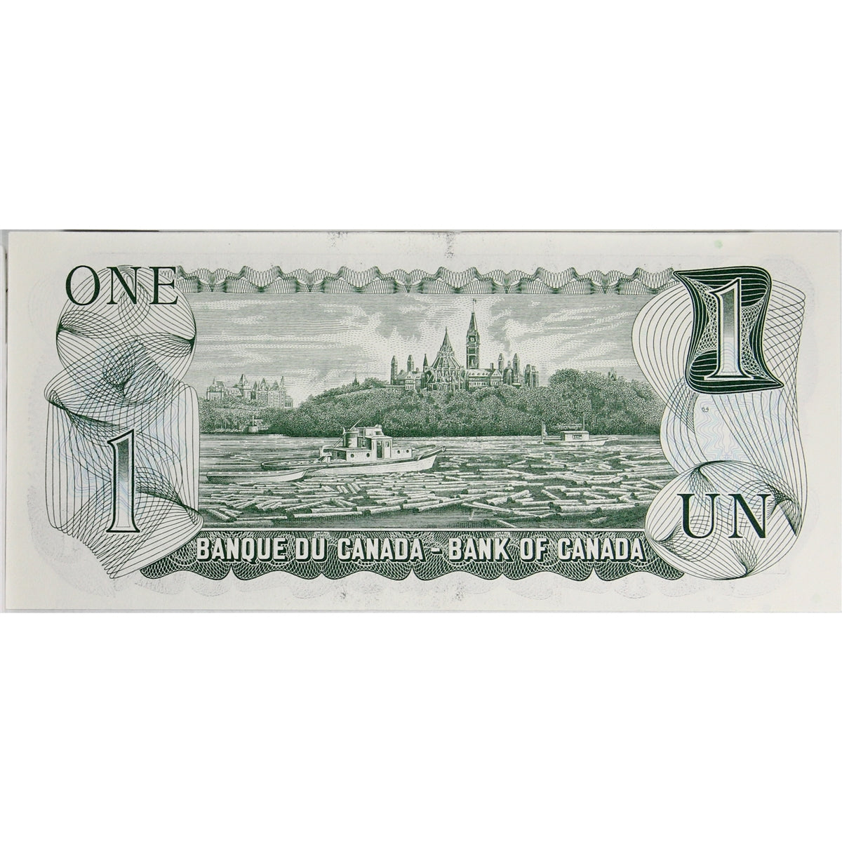 BC-46b 1973 Canada $1 Crow-Bouey, AMS, Uncirculated (MS60)
