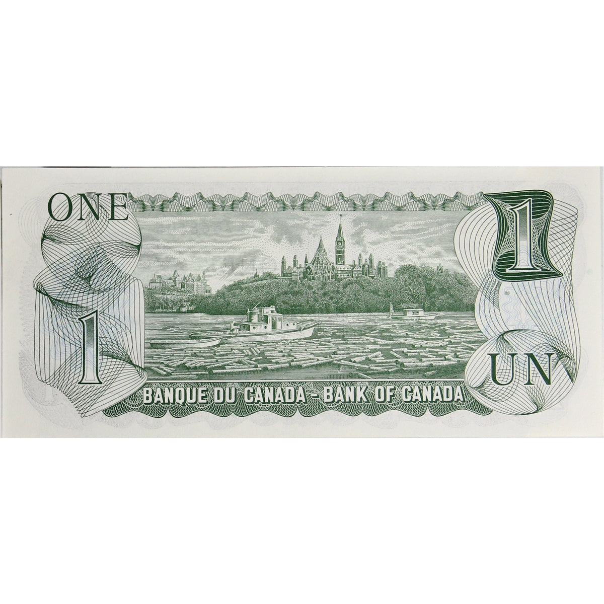 BC-46b 1973 Canada $1 Crow-Bouey, BFK, Choice Uncirculated (CUNC63)