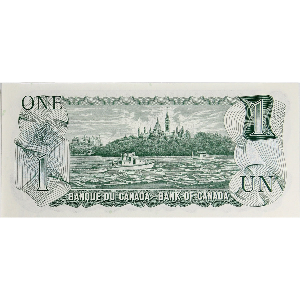 BC-46b 1973 Canada $1 Crow-Bouey, EAV, Choice Uncirculated (CUNC63)