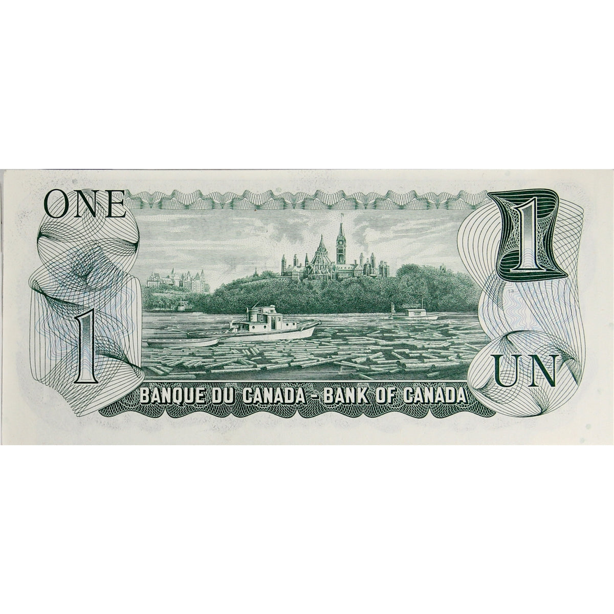 BC-46a 1973 Canada $1 Lawson-Bouey, FX, Uncirculated (MS60)