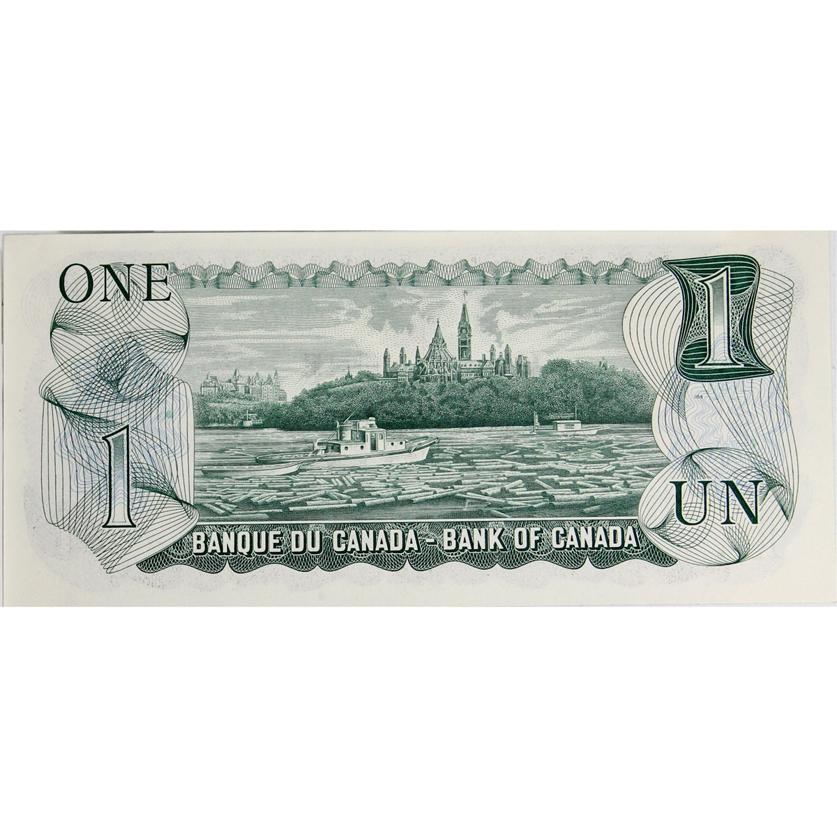 BC-46a 1973 Canada $1 Lawson-Bouey, LR, Uncirculated (MS60)