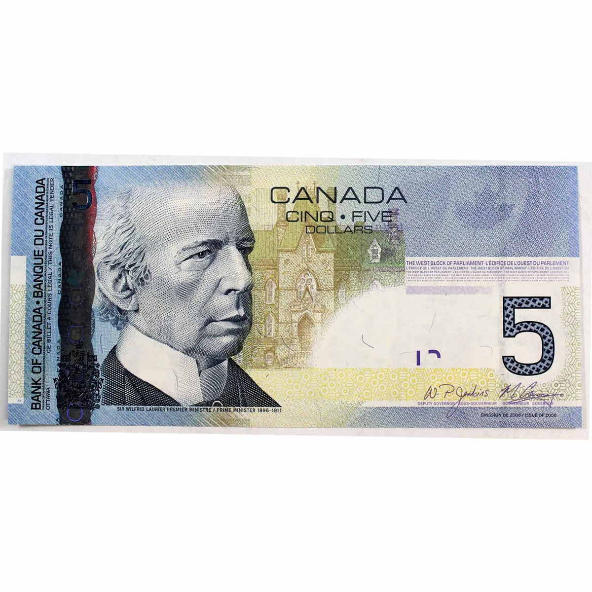 BC-67b-i 2010 Canada $5 Jenkins-Carney, HPC, CUNC