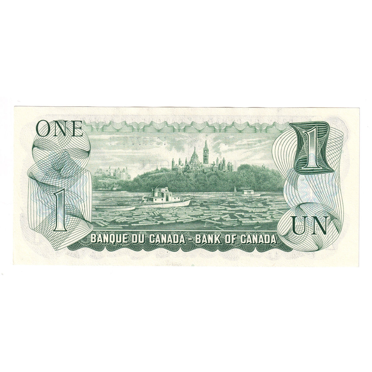 BC-46a 1973 Canada $1 Lawson-Bouey, IS, Uncirculated (MS60)