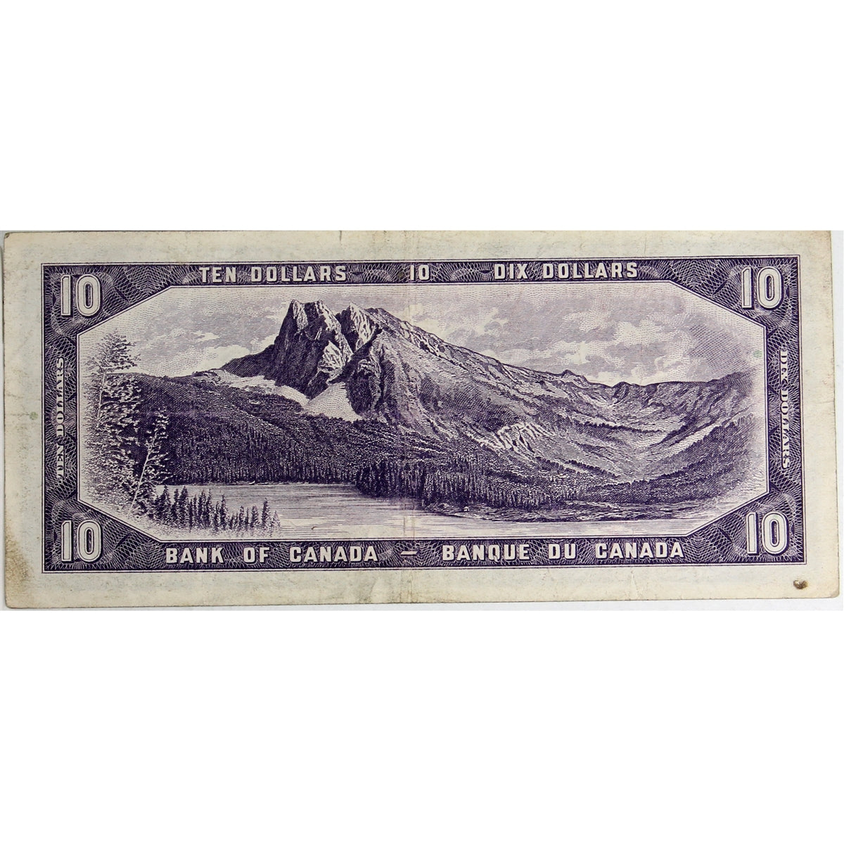 BC-40a 1954 Canada $10 Beattie-Coyne, L/D, Circ