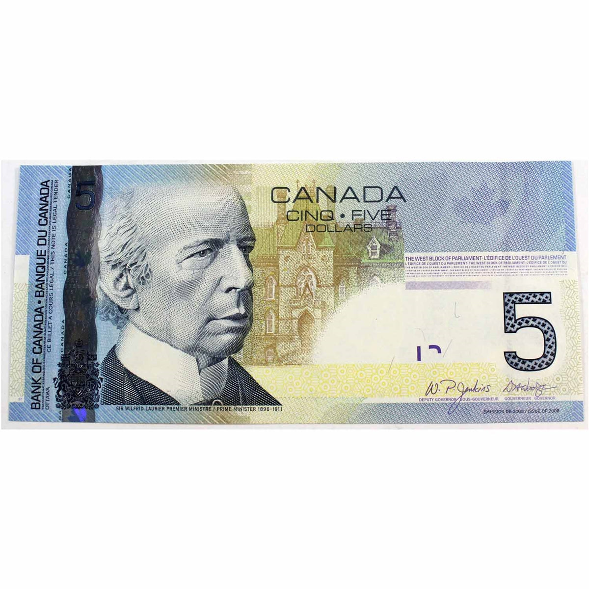 BC-67a 2006 Canada $5 Jenkins-Dodge, AOW, Choice Uncirculated (CUNC63)