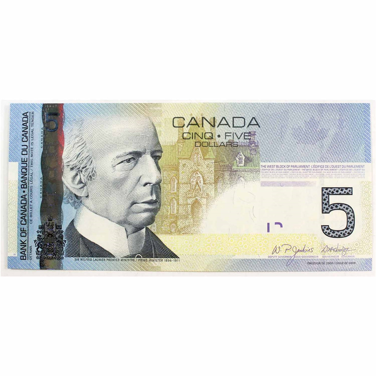 BC-67a 2006 Canada $5 Jenkins-Dodge, APB, Uncirculated (MS60)
