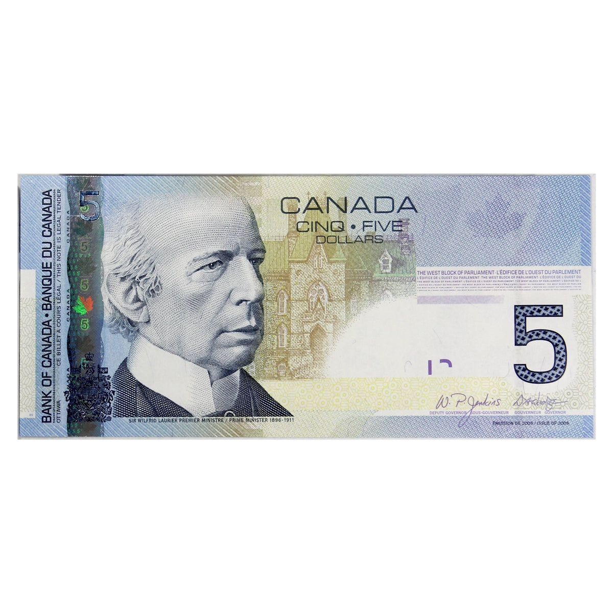 BC-67a 2006 Canada $5 Jenkins-Dodge, APK, Uncirculated (MS60)