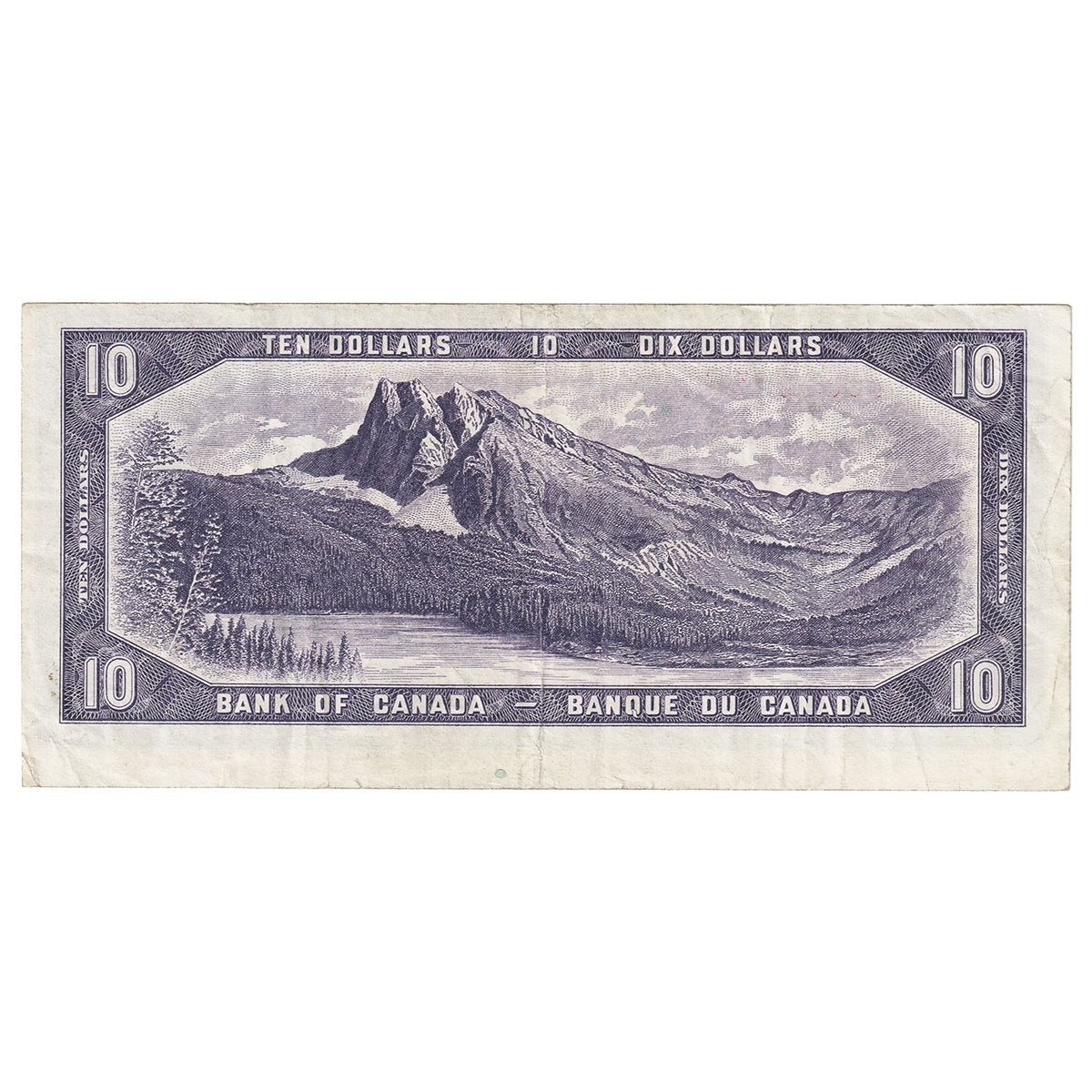 BC-40a 1954 Canada $10 Beattie-Coyne, R/D, F-VF (F15)