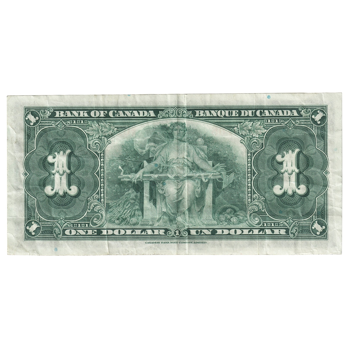 BC-21a 1937 Canada $1 Osborne-Towers, A/A, VF-EF (VF30)