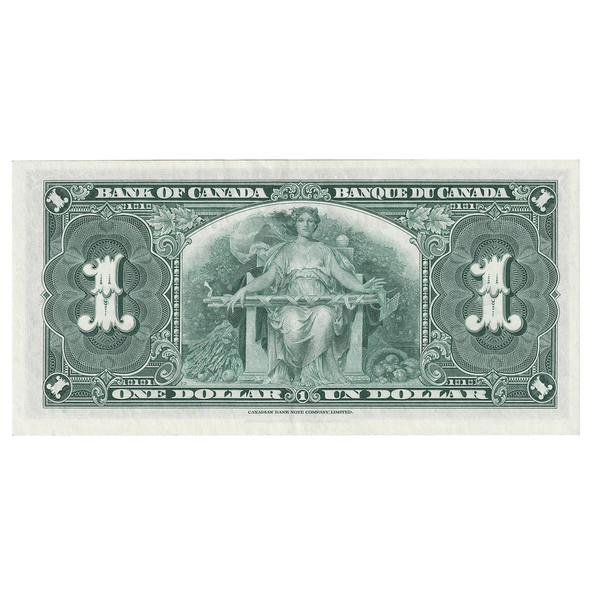 BC-21d 1937 Canada $1 Coyne-Towers, H/N, Almost Uncirculated (AU50)