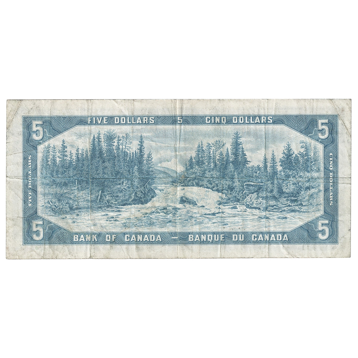 BC-39a-i 1954 Canada $5 Beattie-Coyne, S/C, F-VF