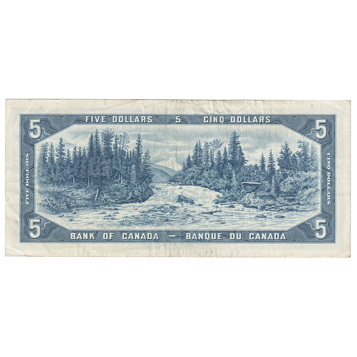 BC-39bA 1954 Canada $5 Beattie-Rasminsky, *L/S, VF