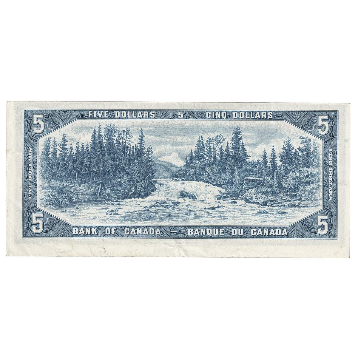 BC-39bA 1954 Canada $5 Beattie-Rasminsky, *N/S, EF