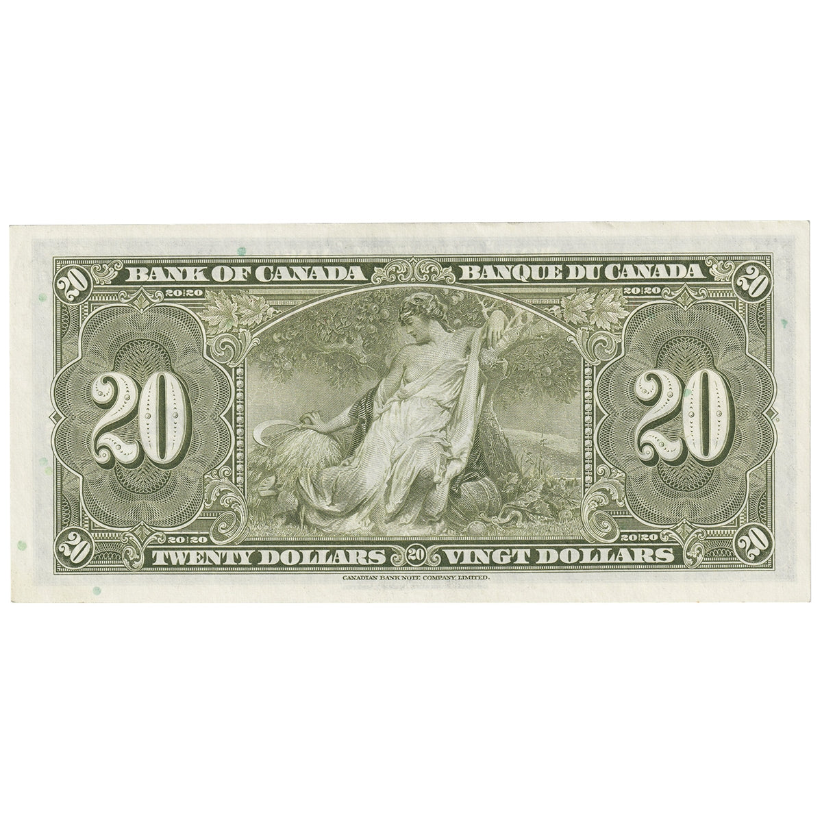 BC-25c 1937 Canada $20 Coyne-Towers, H/E, AU-UNC (AU55)