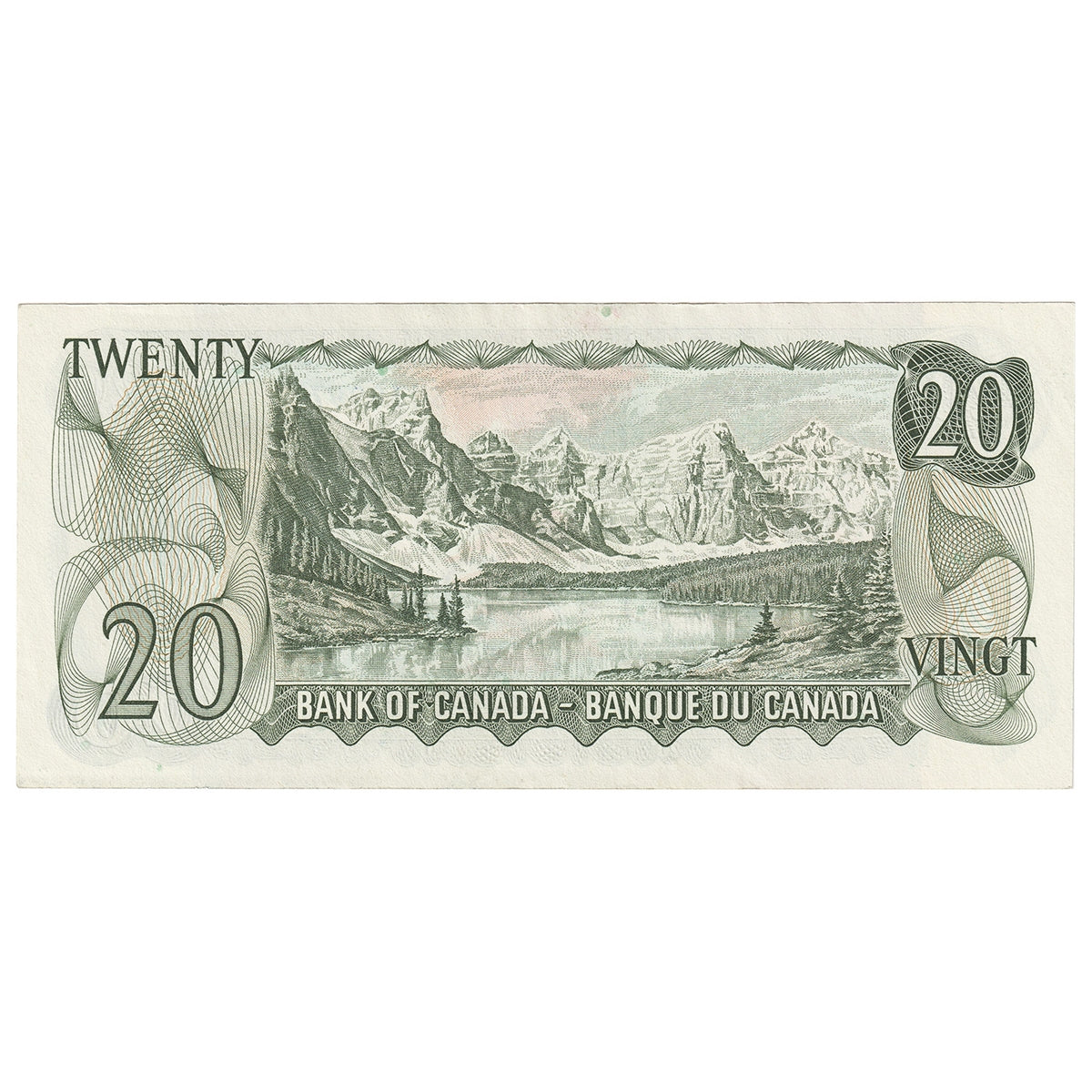 BC-50b 1969 Canada $20 Lawson-Bouey, YG, AU-UNC (AU55)