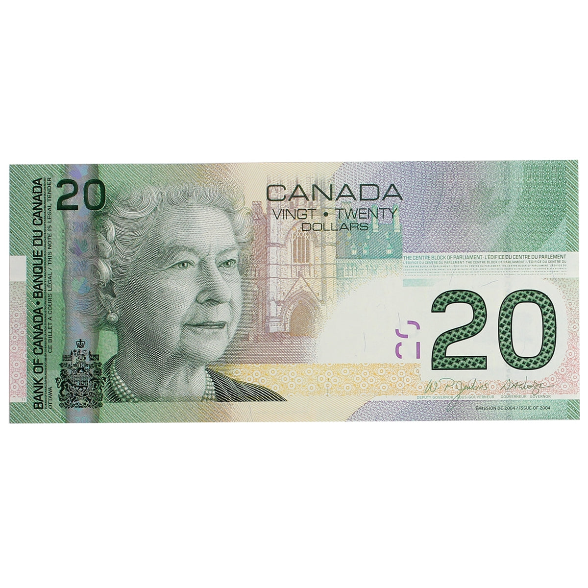 BC-64a-i 2004 Canada $20 Jenkins-Dodge, EYN, Uncirculated (MS60)