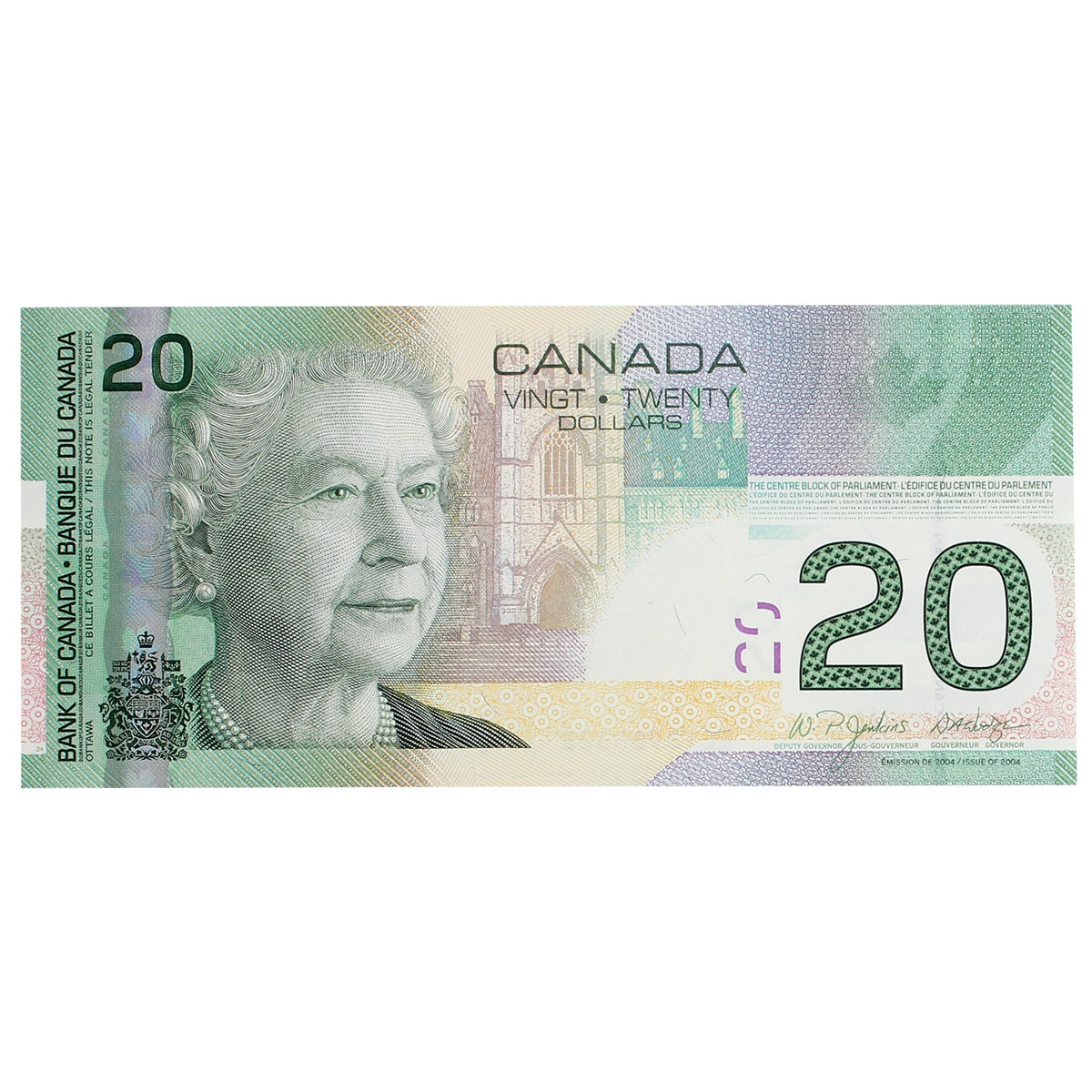 BC-64a-i 2007 Canada $20 Jenkins-Dodge, ELT, Choice Uncirculated (CUNC63)