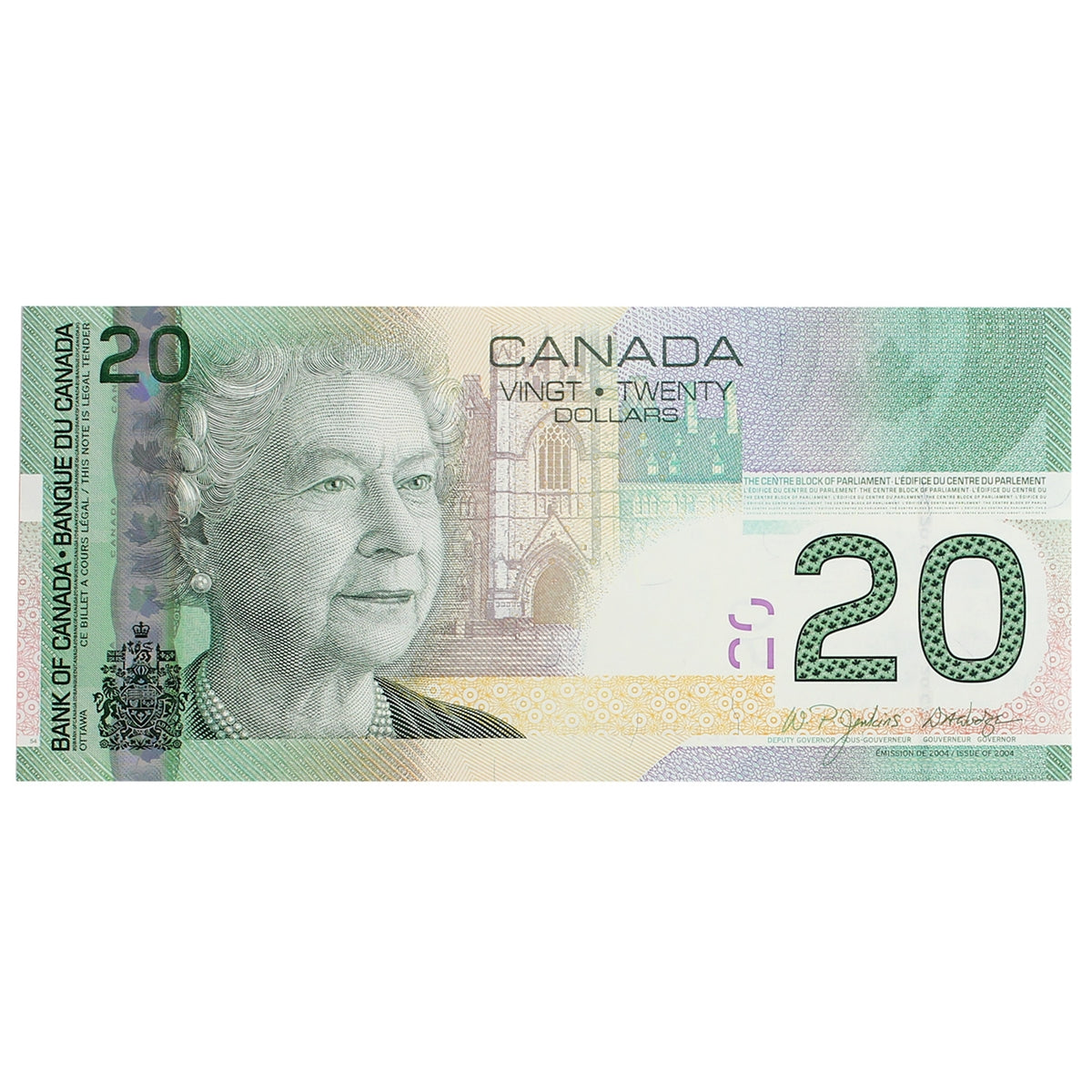 BC-64aA-i 2006 Canada $20 Jenkins-Dodge, EZF (9.720-9.990), AU-UNC (AU55)