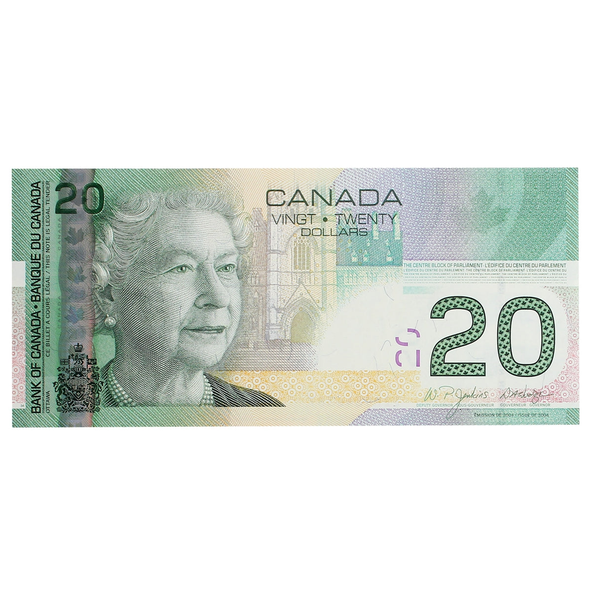 BC-64aA-i 2006 Canada $20 Jenkins-Dodge, EZR (9.720-9.990), AU-UNC (AU55)