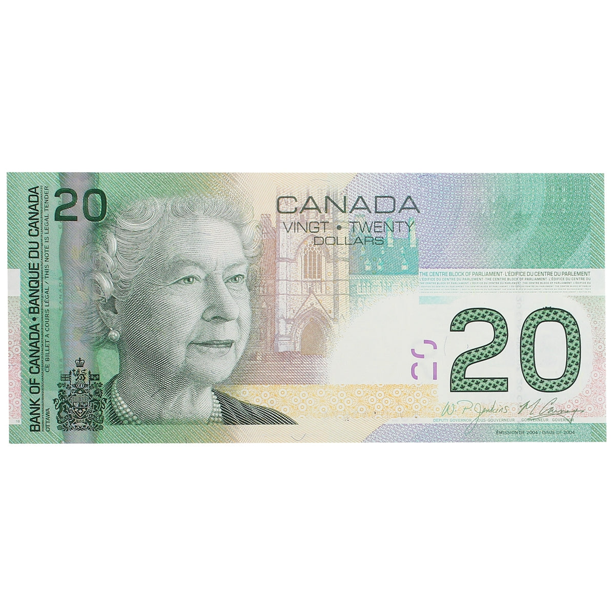 BC-64b 2009 Canada $20 Jenkins-Carney, EUL, Choice Uncirculated (CUNC63)