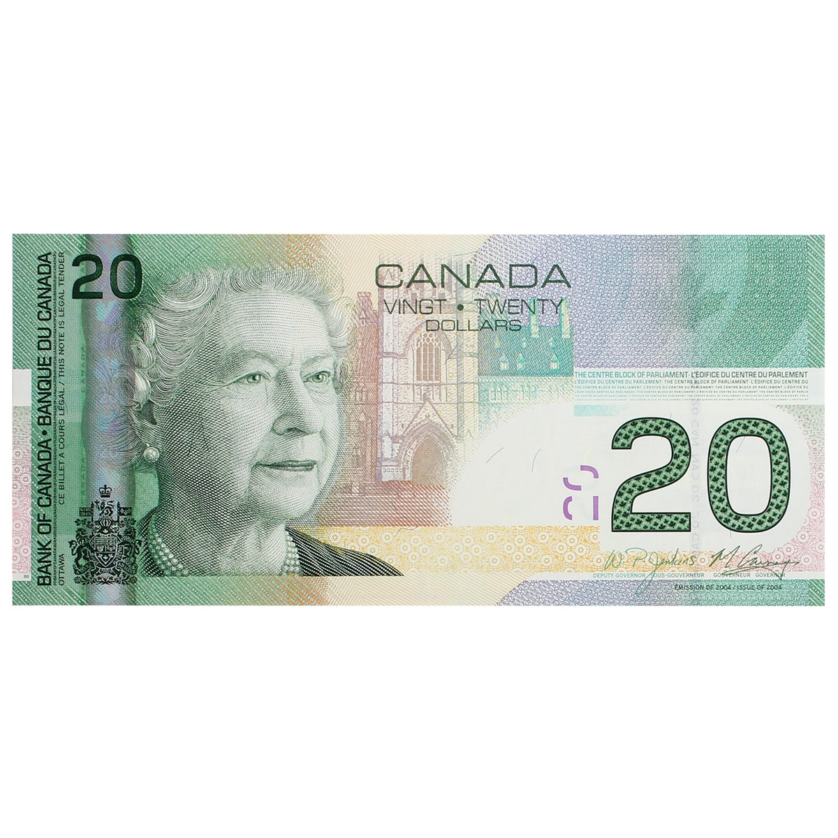 BC-64b-i 2008 Canada $20 Jenkins-Carney, ARK, Uncirculated (MS60)
