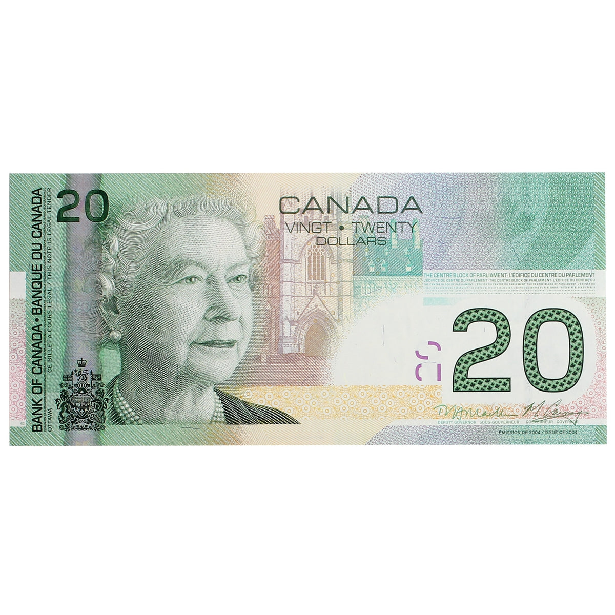 BC-64c 2011 Canada $20 Macklem-Carney, BIA, Uncirculated (MS60)