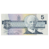 BC-56bA 1986 Canada $5 Thiessen-Crow, FNX Below 7.08M, AU-UNC