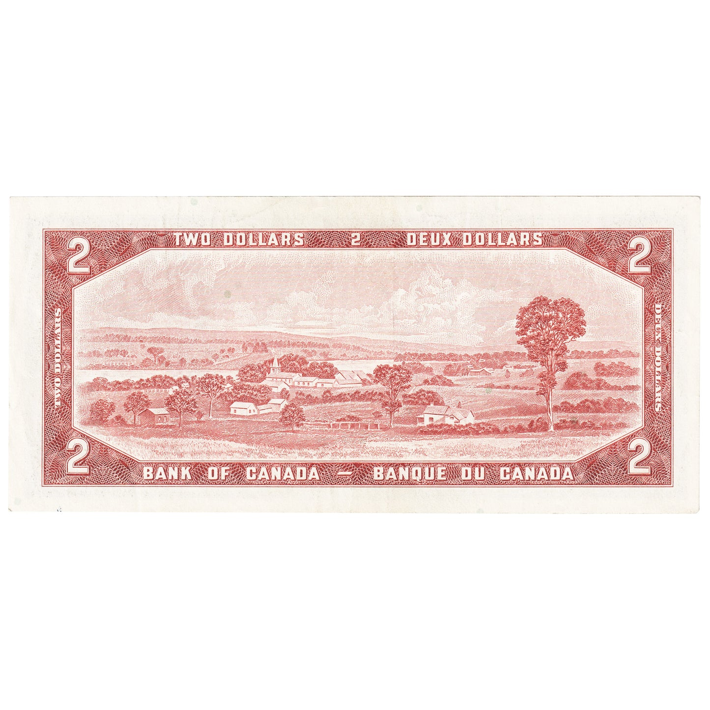 BC-38b 1954 Canada $2 Beattie-Rasminsky, H/U, VF-EF (VF30)