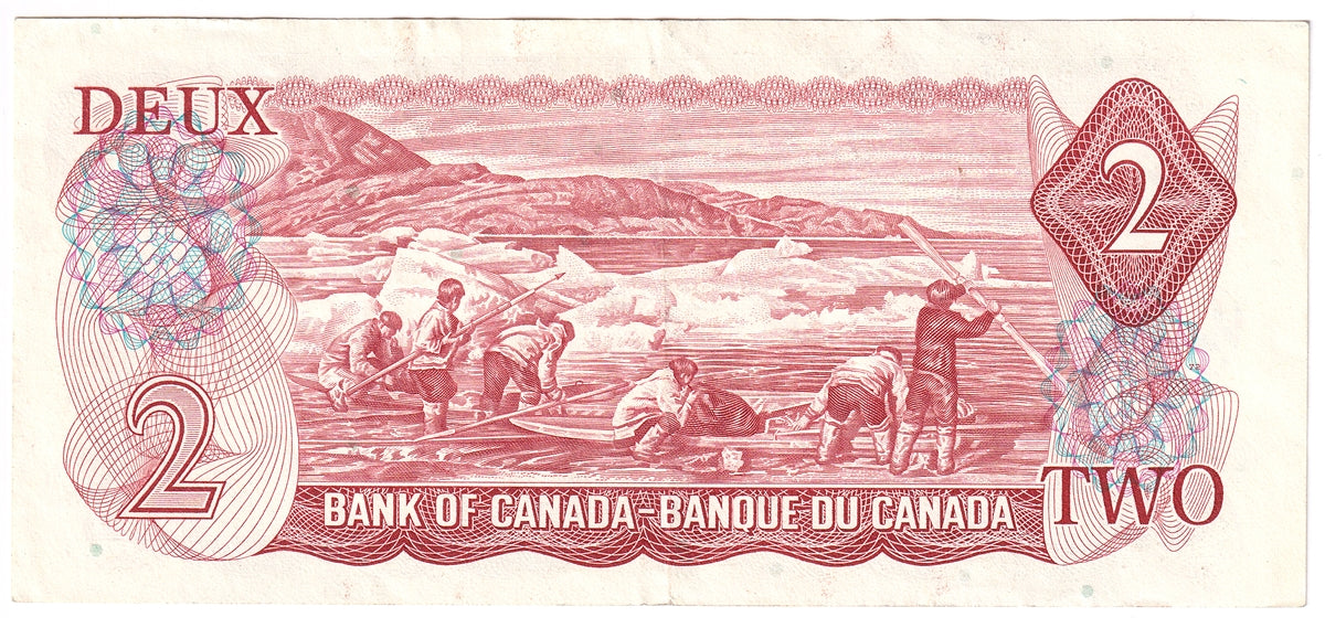 BC-47a-i 1974 Canada $2 Lawson-Bouey, ABG, EF-AU (EF45)