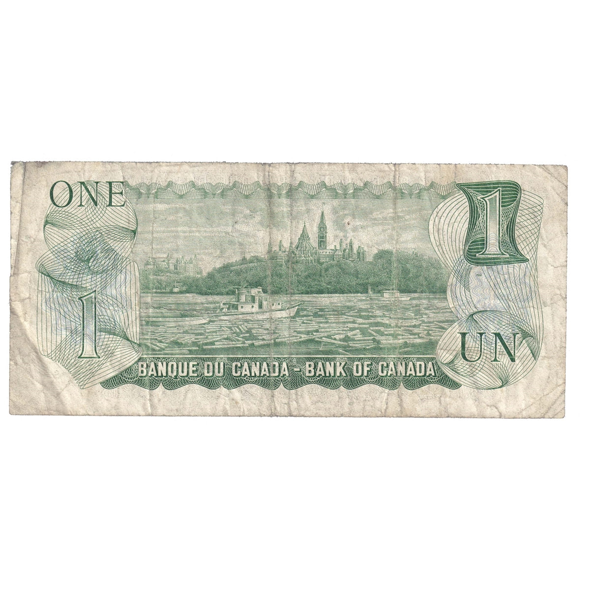 BC-46aA 1973 Canada $1 Lawson-Bouey, *AL, Fine (F12)