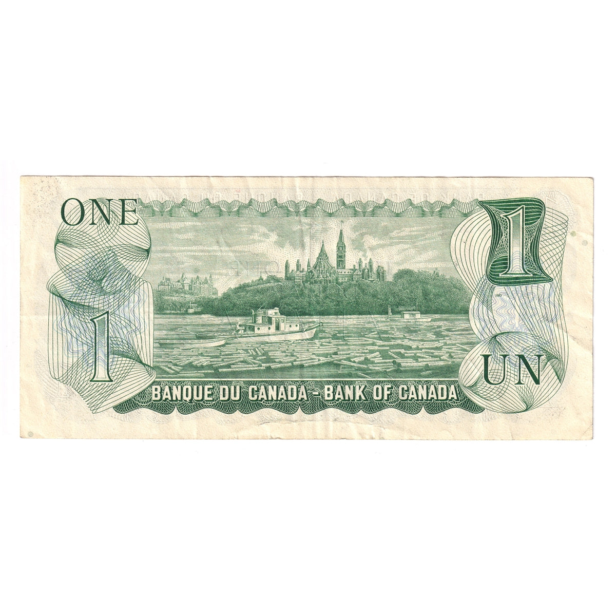 BC-46aA 1973 Canada $1 Lawson-Bouey, *AL, Very Fine (VF20)
