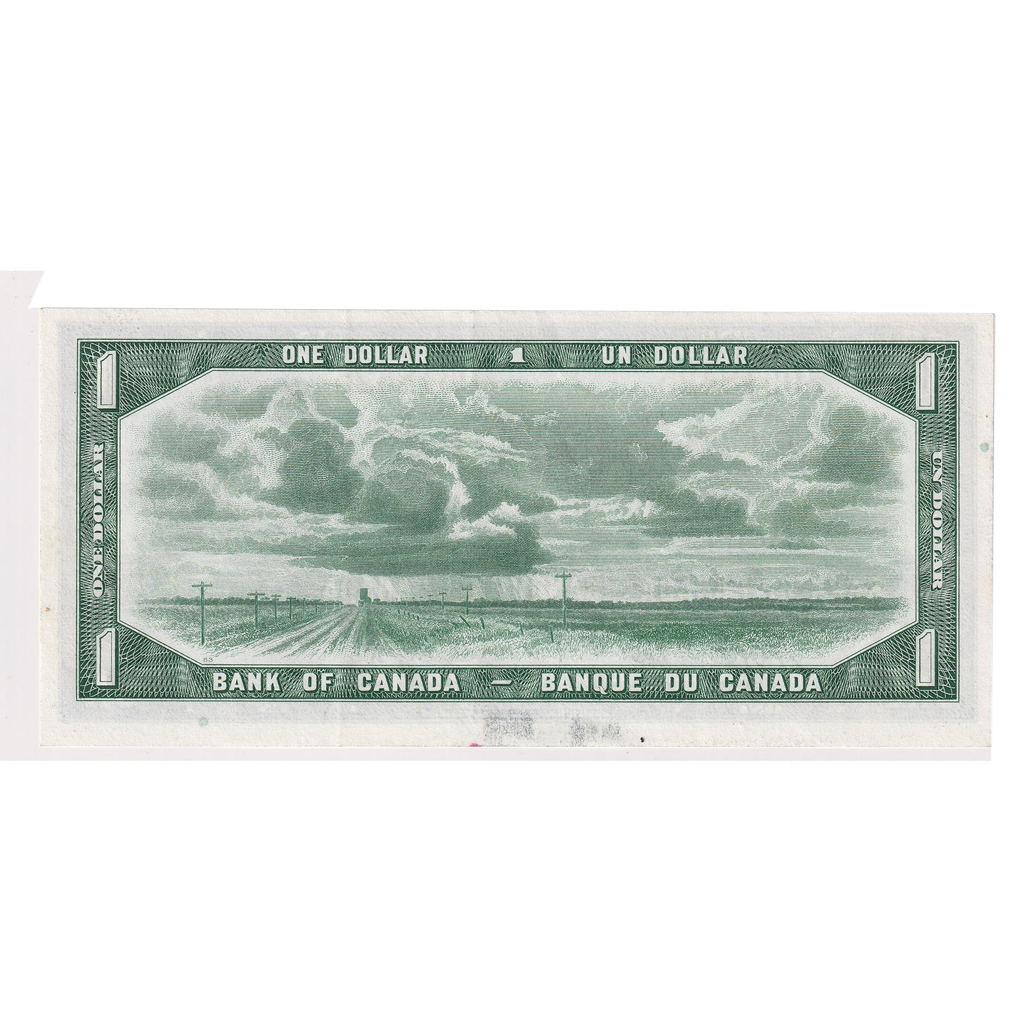 BC-37a 1954 Canada $1 Beattie-Coyne, V/L, Extra Fine (EF40)
