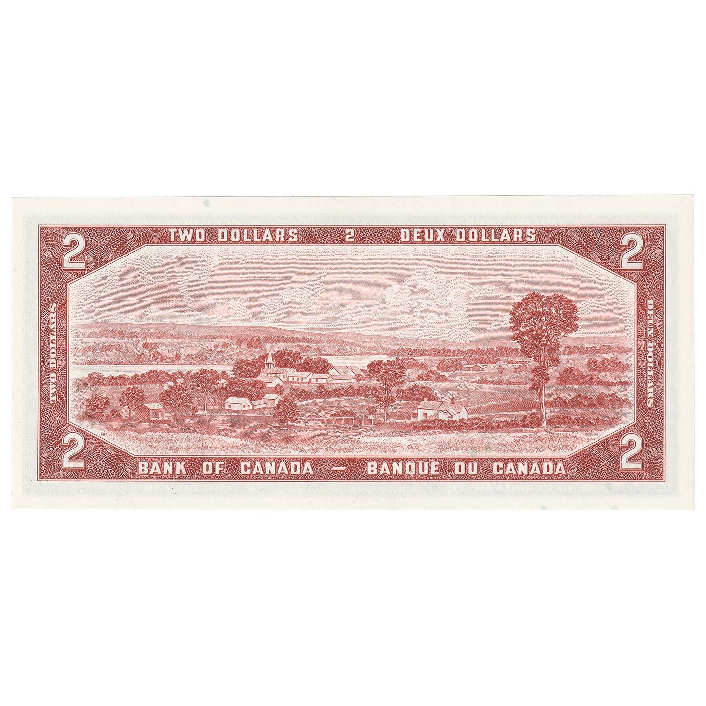 BC-38c 1954 Canada $2 Bouey-Rasminsky, H/G, Choice Uncirculated (CUNC63)