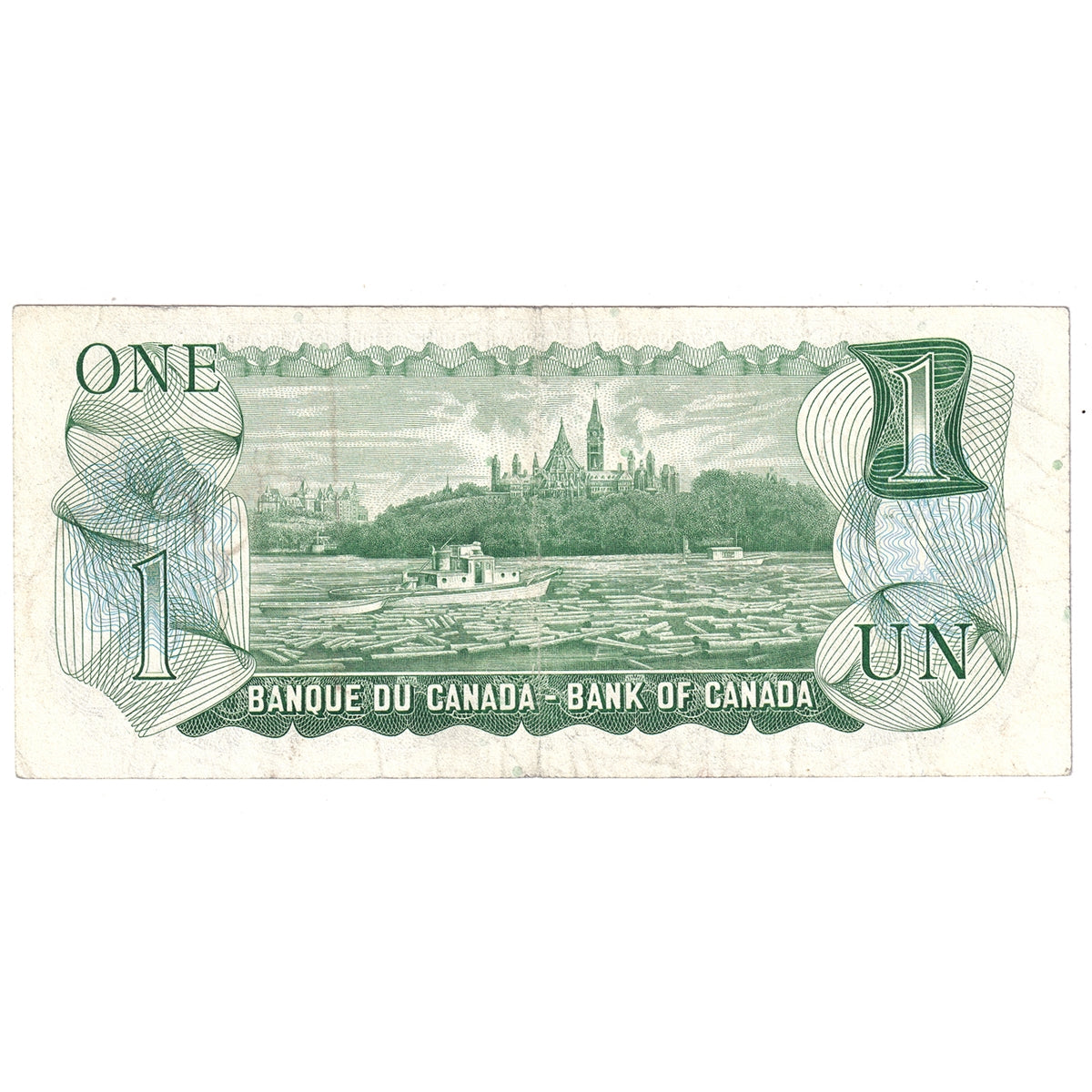 BC-46aA 1973 Canada $1 Lawson-Bouey, *AN, Fine (F12)