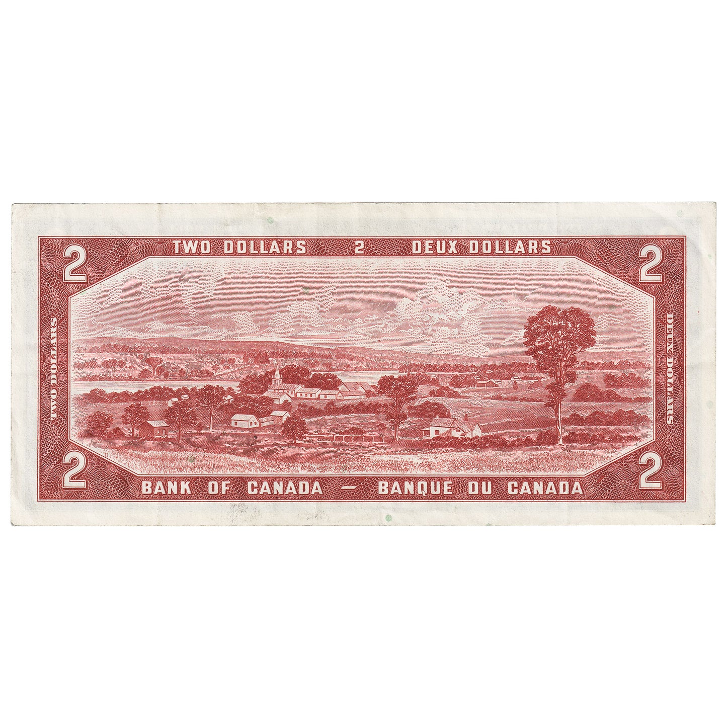 BC-30b 1954 Canada $2 Beattie-Coyne, Devil's Face, I/B, Extra Fine (EF40)
