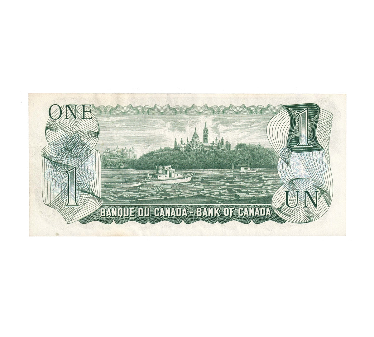 BC-46aA 1973 Canada $1 Lawson-Bouey, *FV, Almost Uncirculated (AU50)