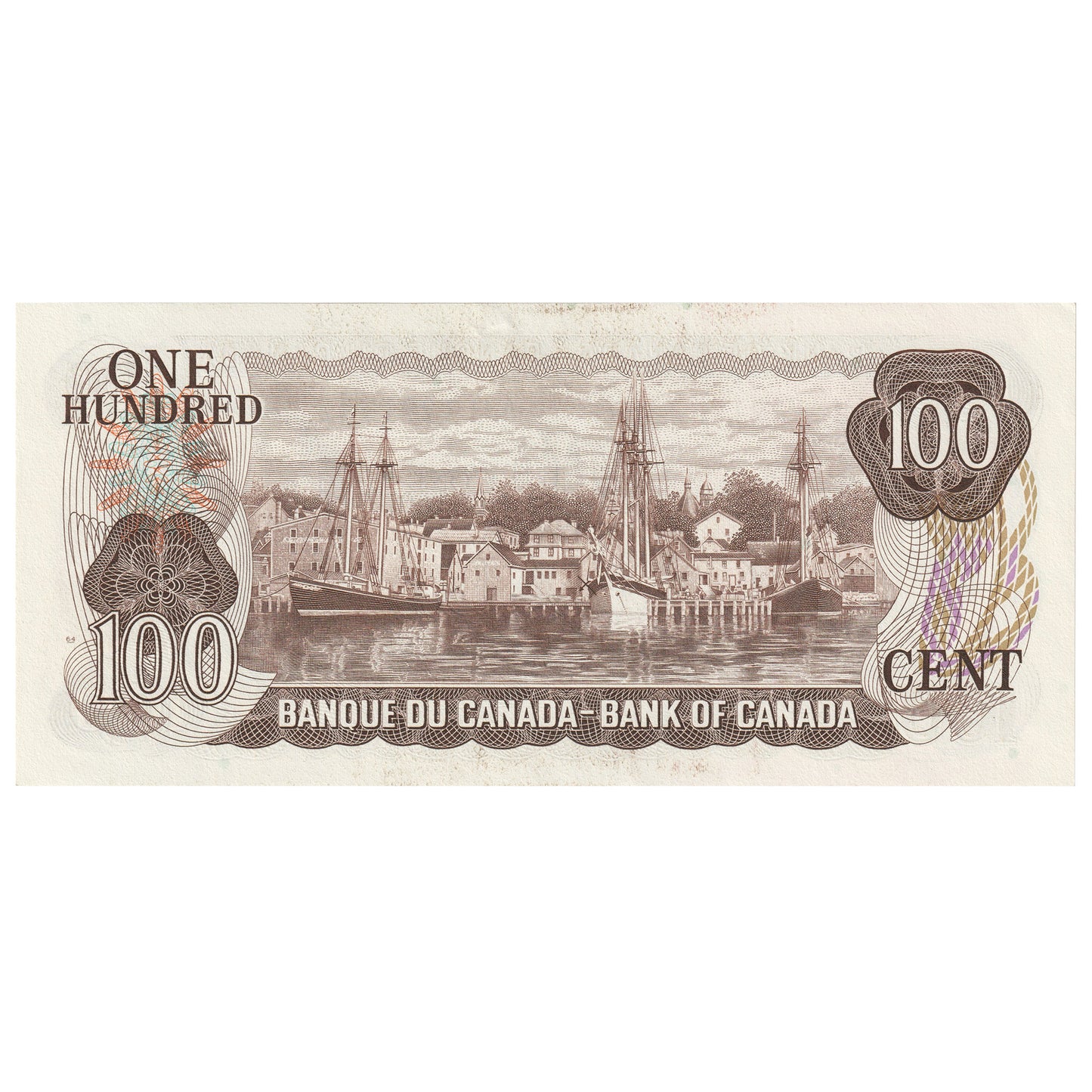 BC-52b 1975 Canada $100 Crow-Bouey, AJL, AU-UNC (AU55)