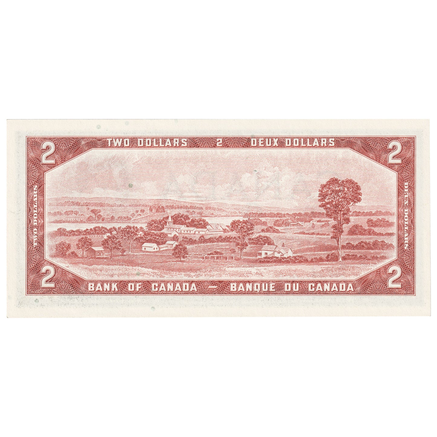 BC-38b 1954 Canada $2 Beattie-Rasminsky, U/U, Choice Uncirculated (CUNC63)