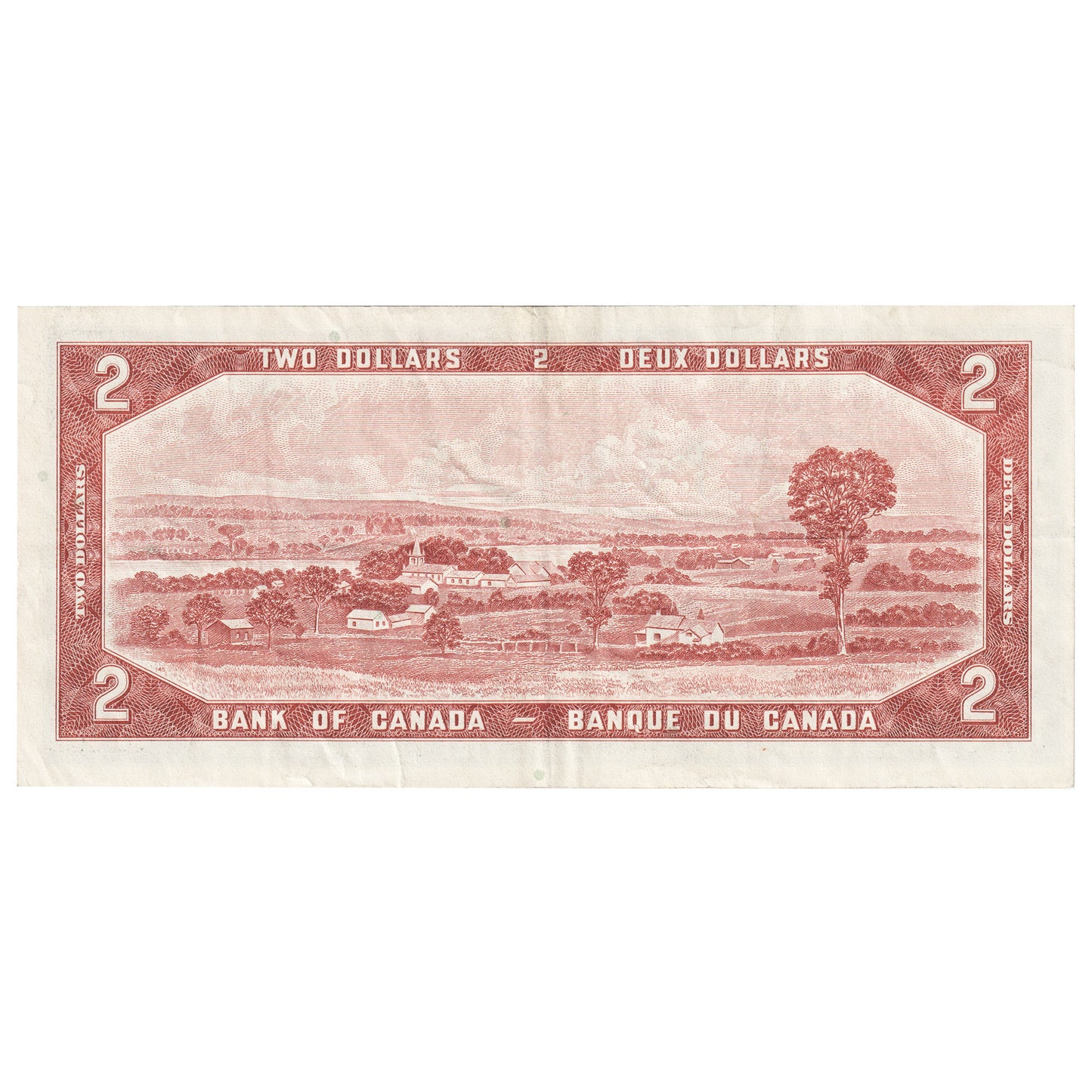 BC-38b 1954 Canada $2 Beattie-Rasminsky, W/U, Very Fine (VF20)