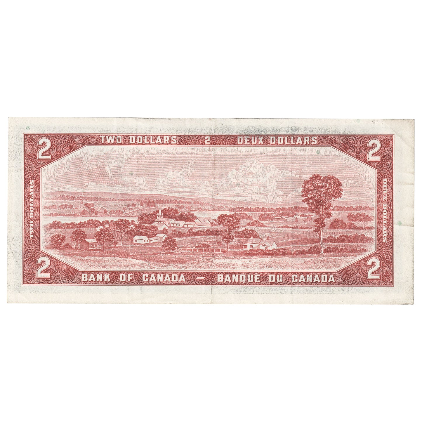 BC-38b 1954 Canada $2 Beattie-Rasminsky, X/U, VF-EF (VF30)
