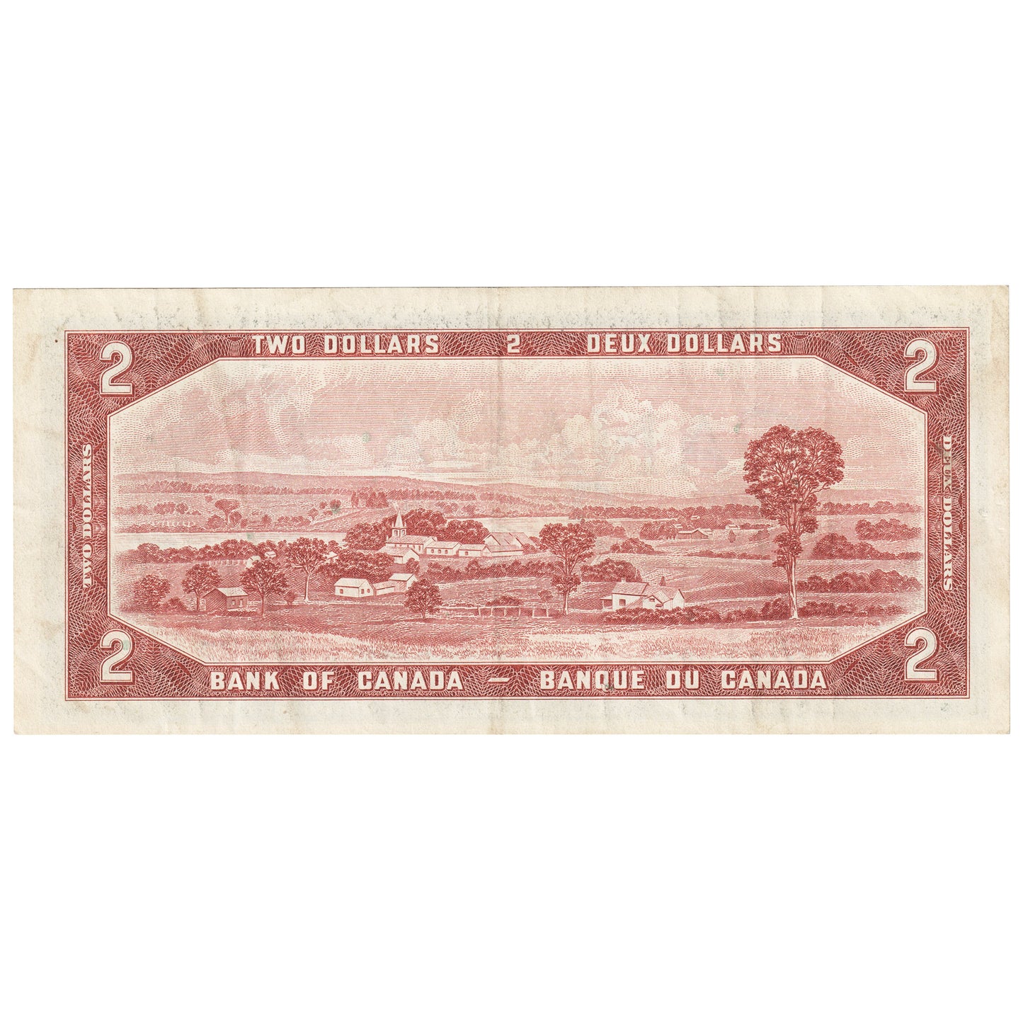 BC-38b 1954 Canada $2 Beattie-Rasminsky, Z/U, VF-EF (VF30)