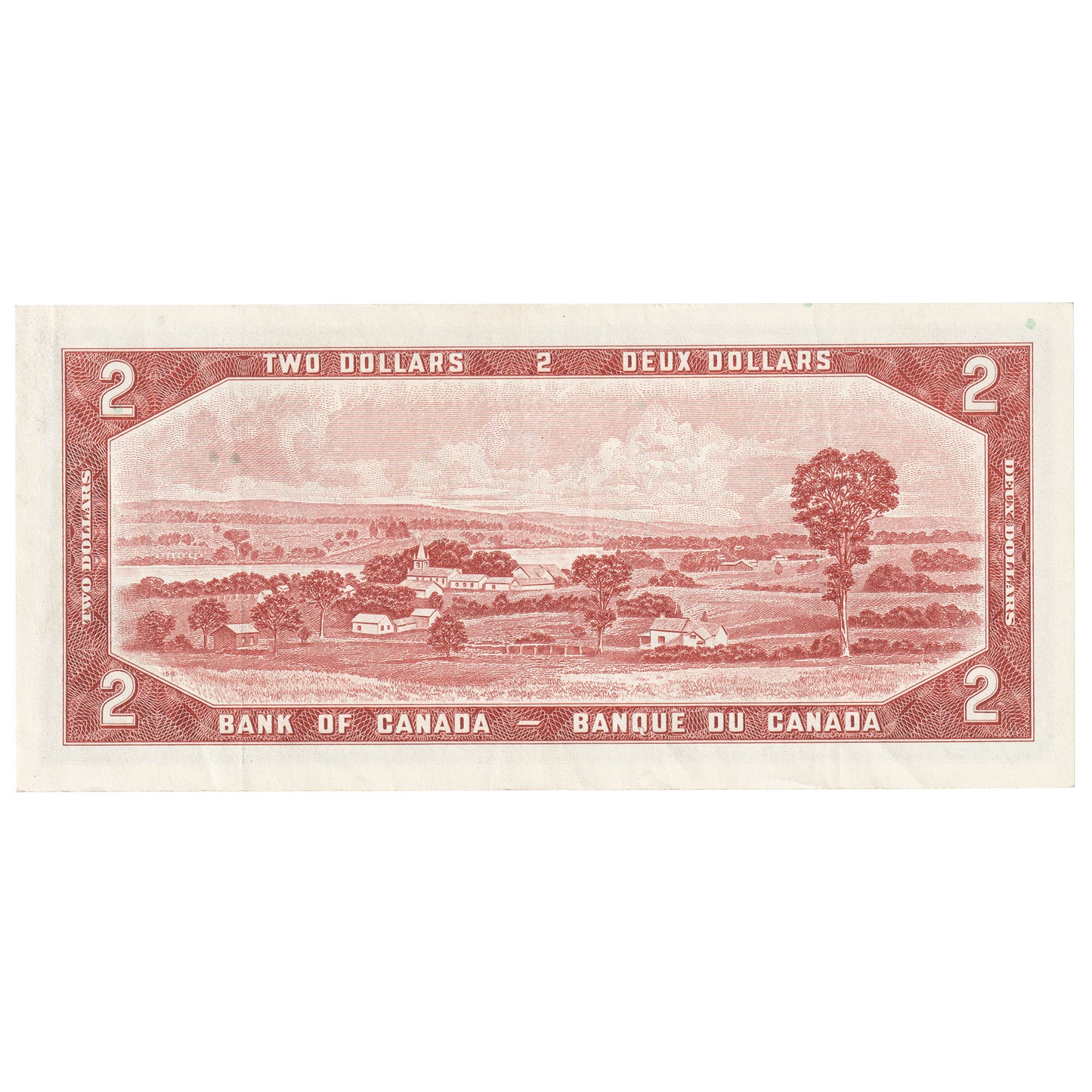 BC-38c 1954 Canada $2 Bouey-Rasminsky, D/G, VF-EF (VF30)