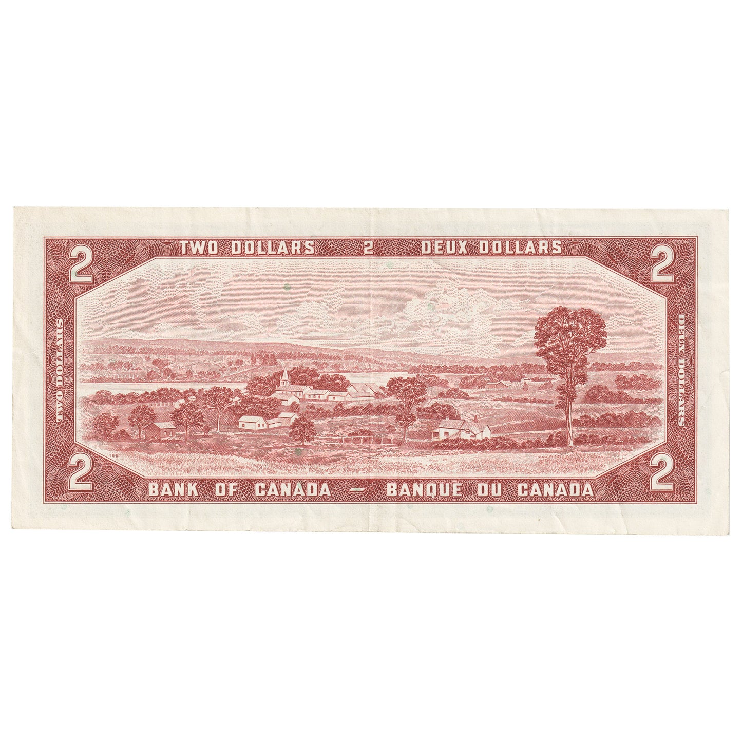 BC-38c 1954 Canada $2 Bouey-Rasminsky, F/G, VF-EF (VF30)