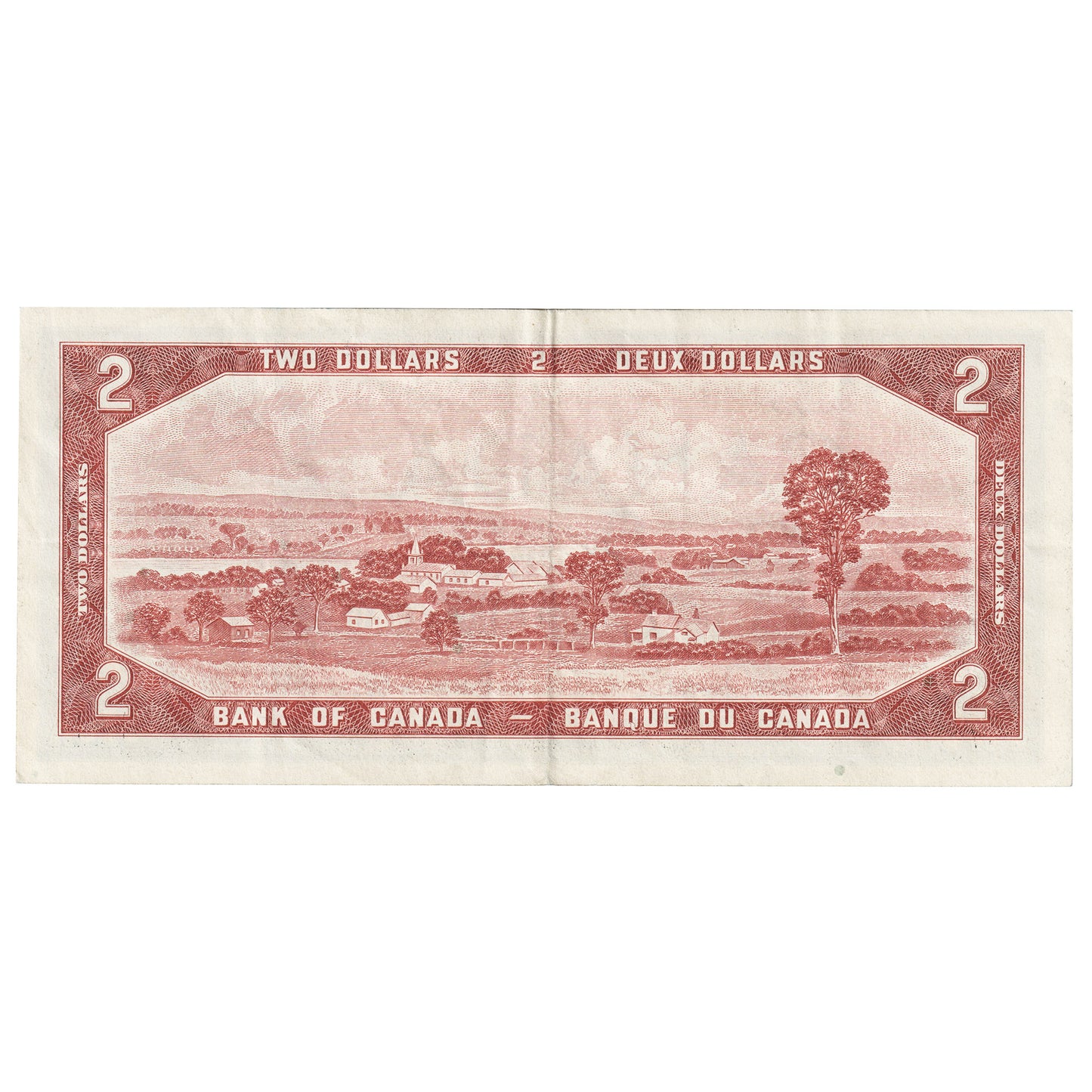 BC-38c 1954 Canada $2 Bouey-Rasminsky, H/G, VF-EF