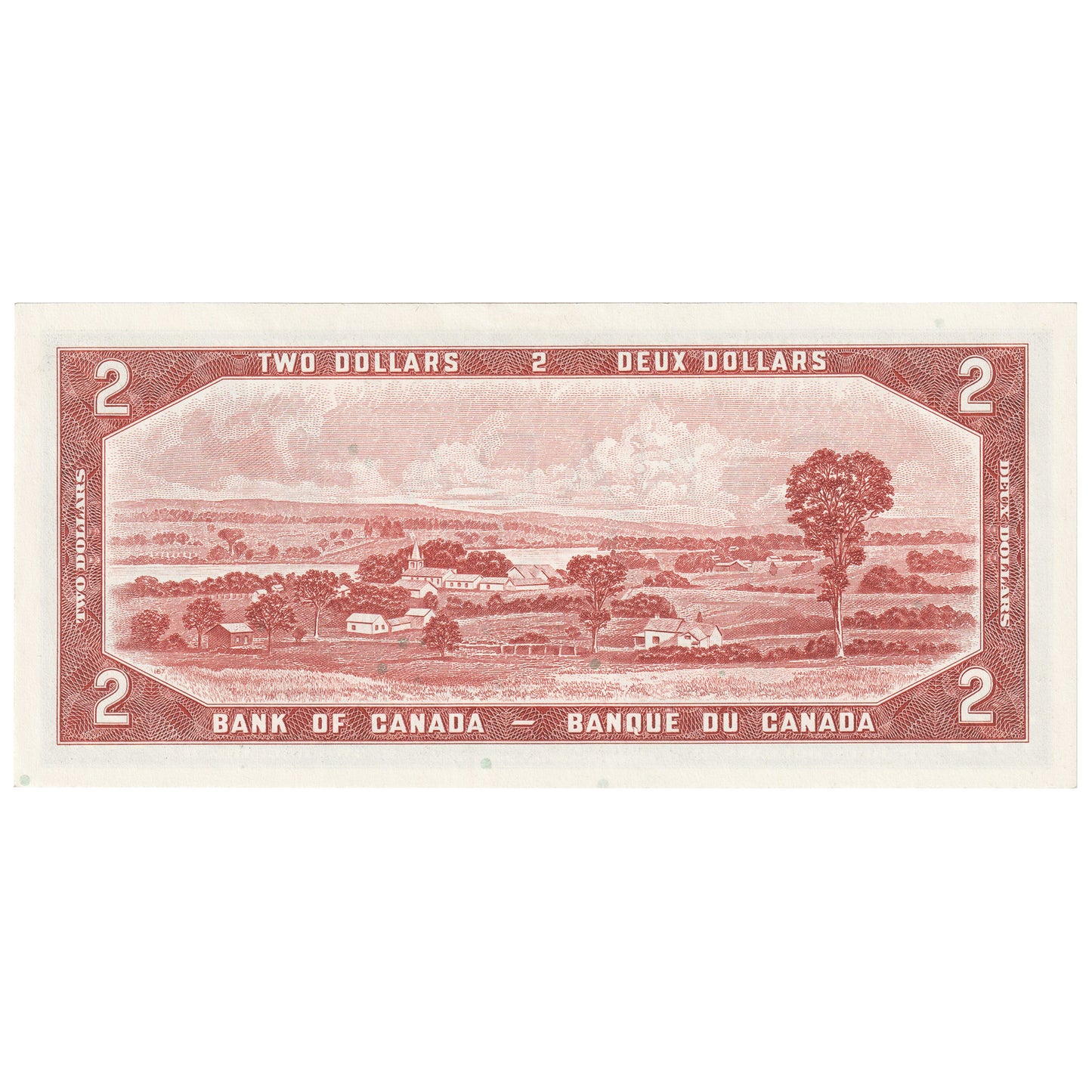BC-38c 1954 Canada $2 Bouey-Rasminsky, J/G, Uncirculated (MS60)