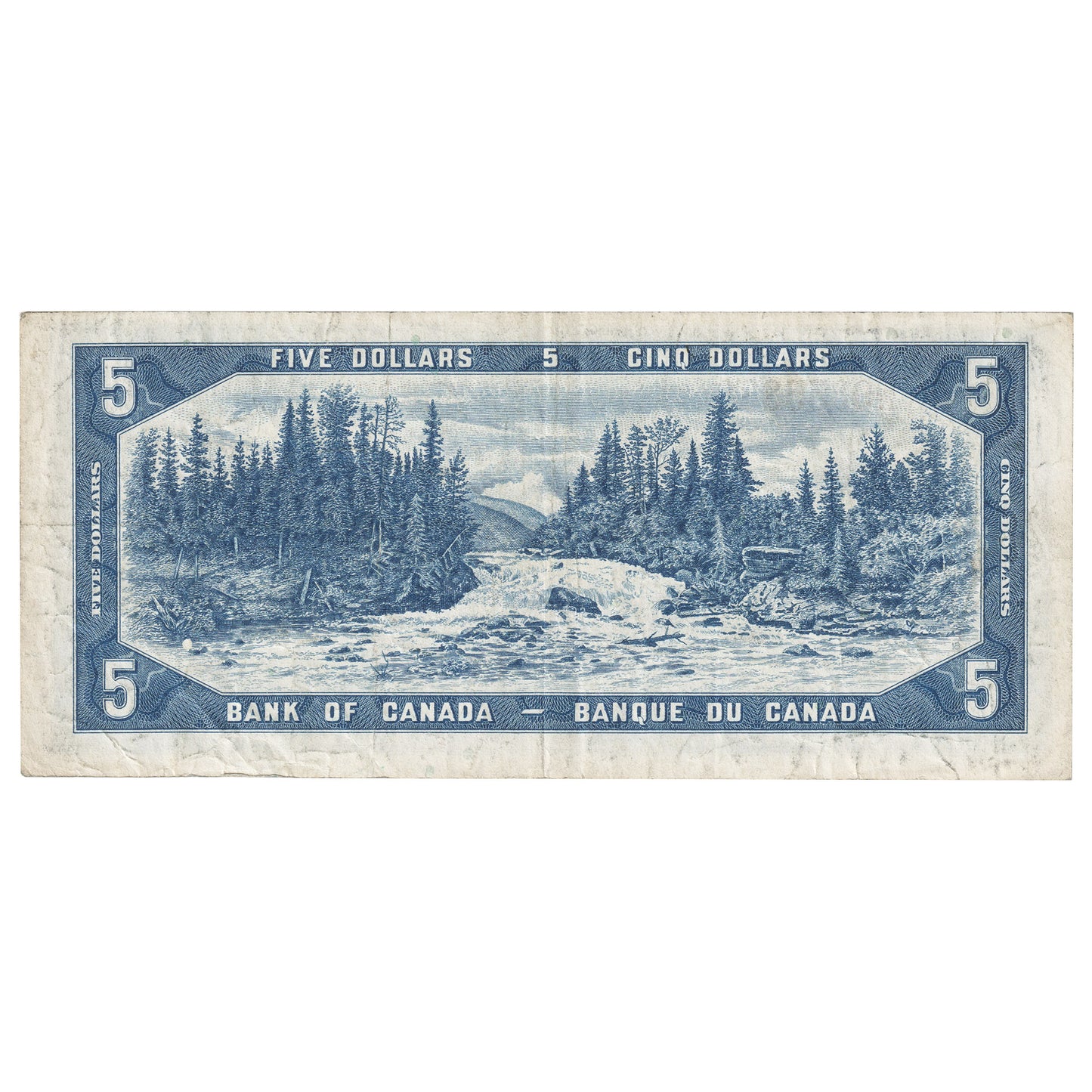 BC-39a 1954 Canada $5 Beattie-Coyne, I/C, VF